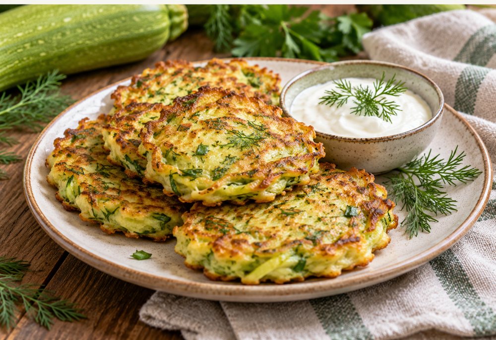 Оладьи из кабачка