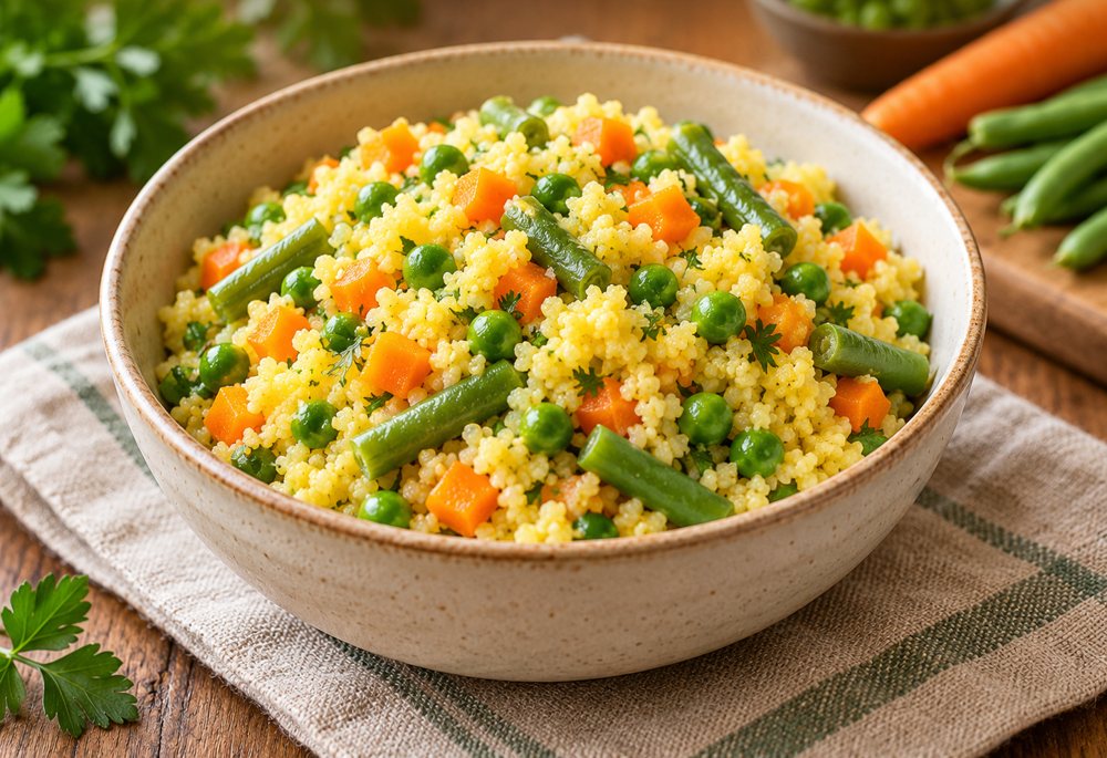 Пшённая каша с овощами